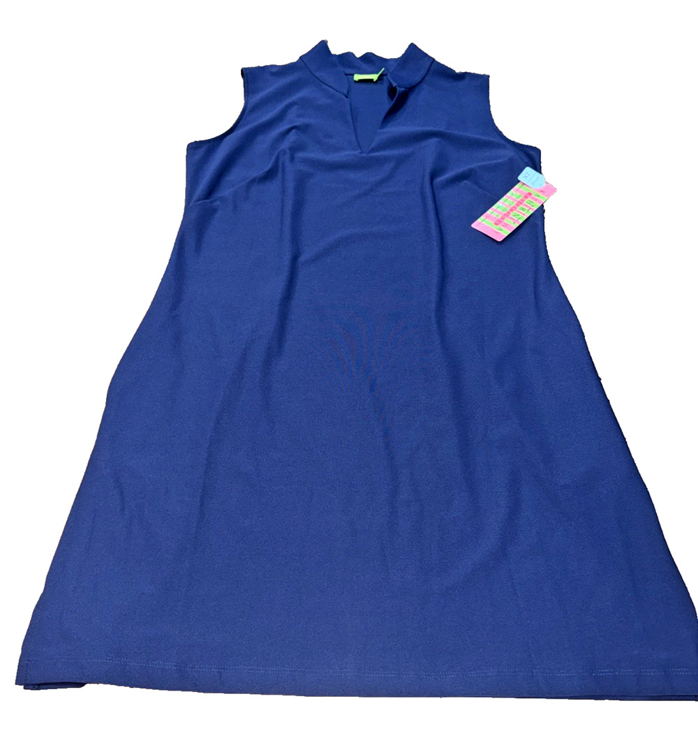 NWT Katherine Way Navy UPF 50 Dress 2XL Pockets